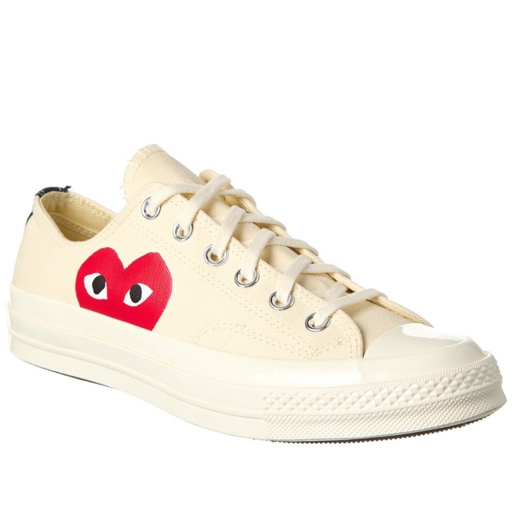 Comme des Garcons PLAY Beige Sneakers